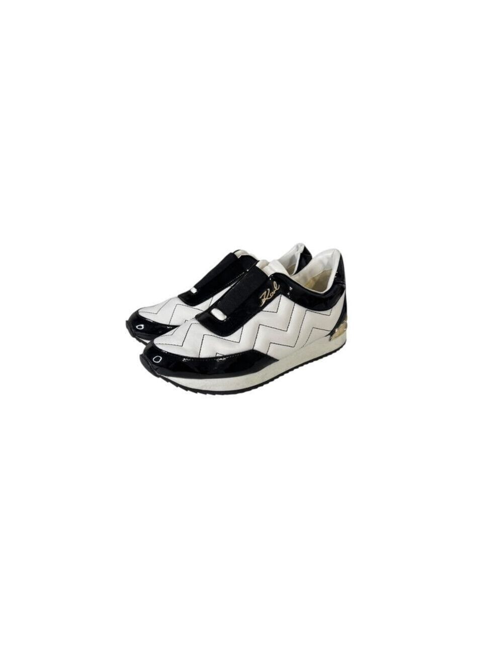 Women's Karl Lagerfeld Sneakers Size 8.5 Black and White